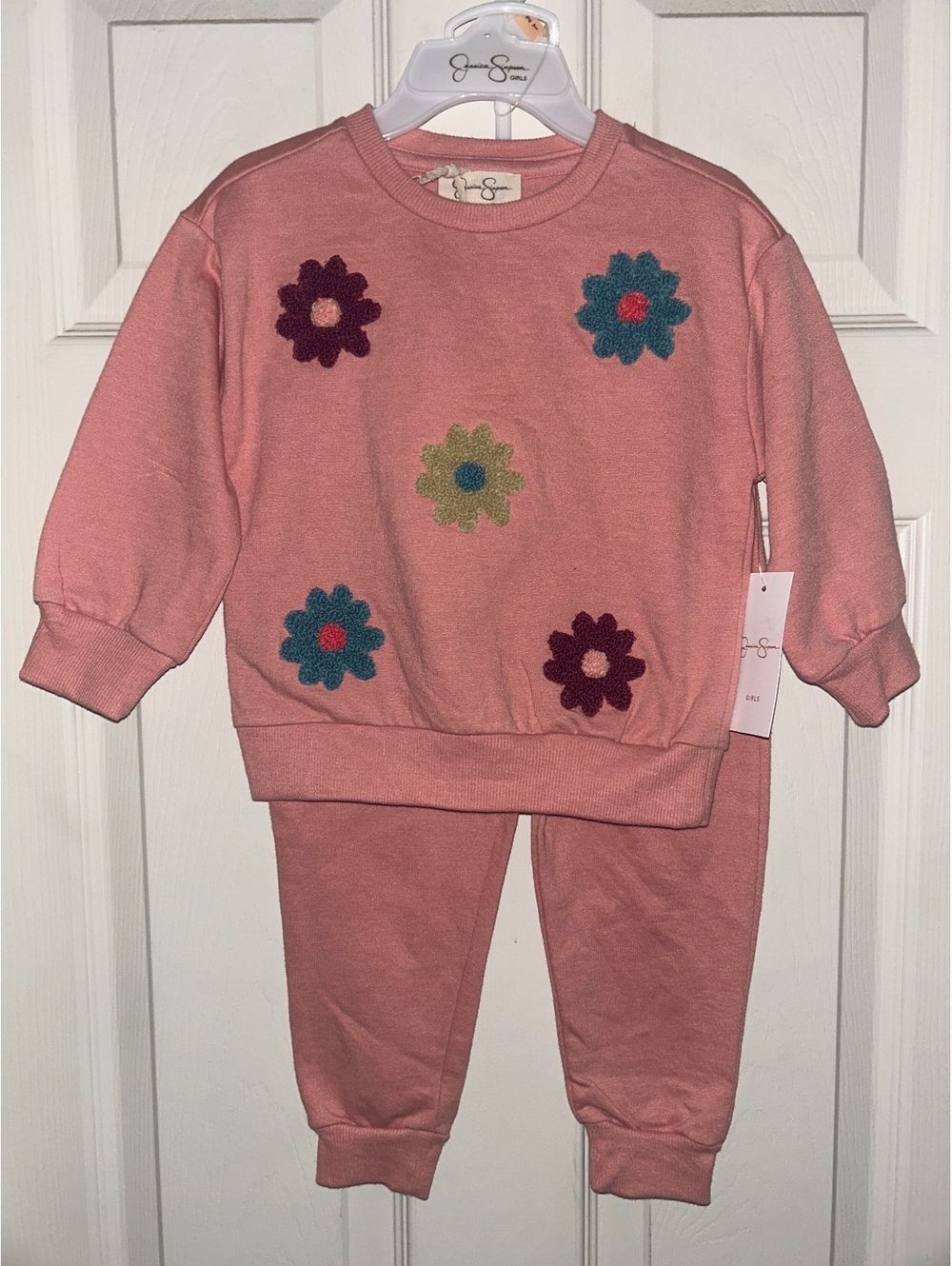 Toddler Girl Jessica Simpson Sweat Outfit sz 2T